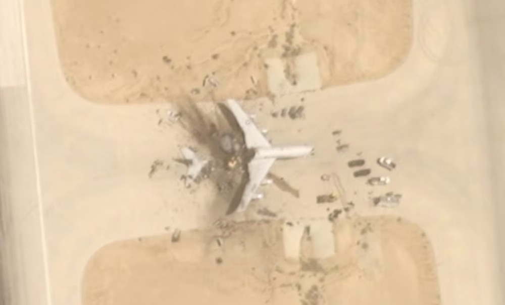 Anh ve tinh moi xac nhan may bay e-3 sentry cua my o saudi arabia bi pha huy hinh anh 1