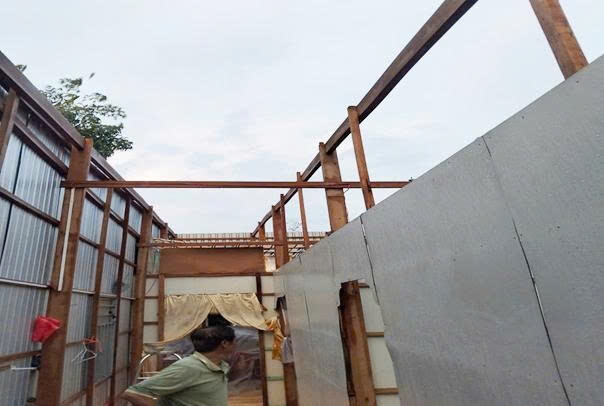 47 căn nhà ở Đồng Tháp bị tốc mái sau cơn mưa dông trái mùa