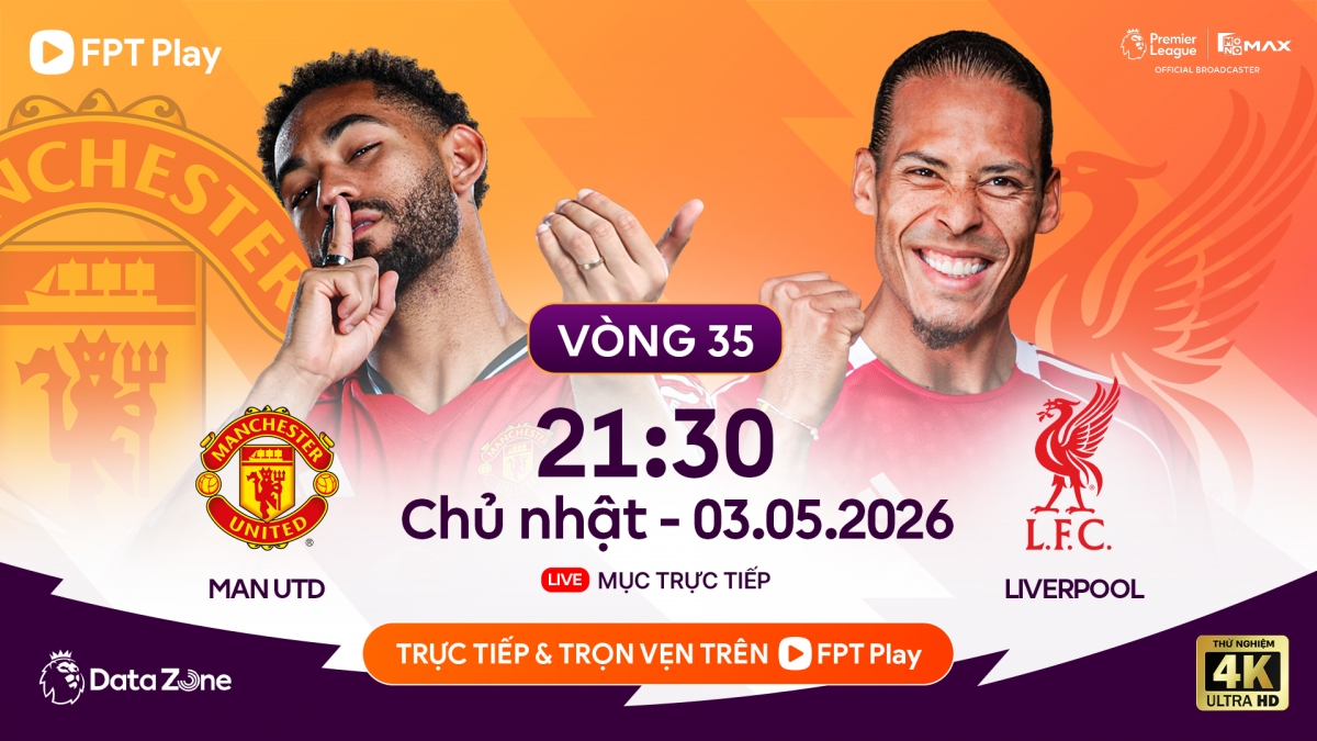 lich thi dau vong 35 ngoai hang anh 2025 26 ruc lua man thu hung tai old trafford hinh anh 1