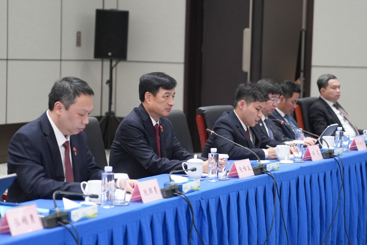 truong ban to chuc tw lam viec voi ban quan ly khu cong nghe cao trung quan thon hinh anh 1