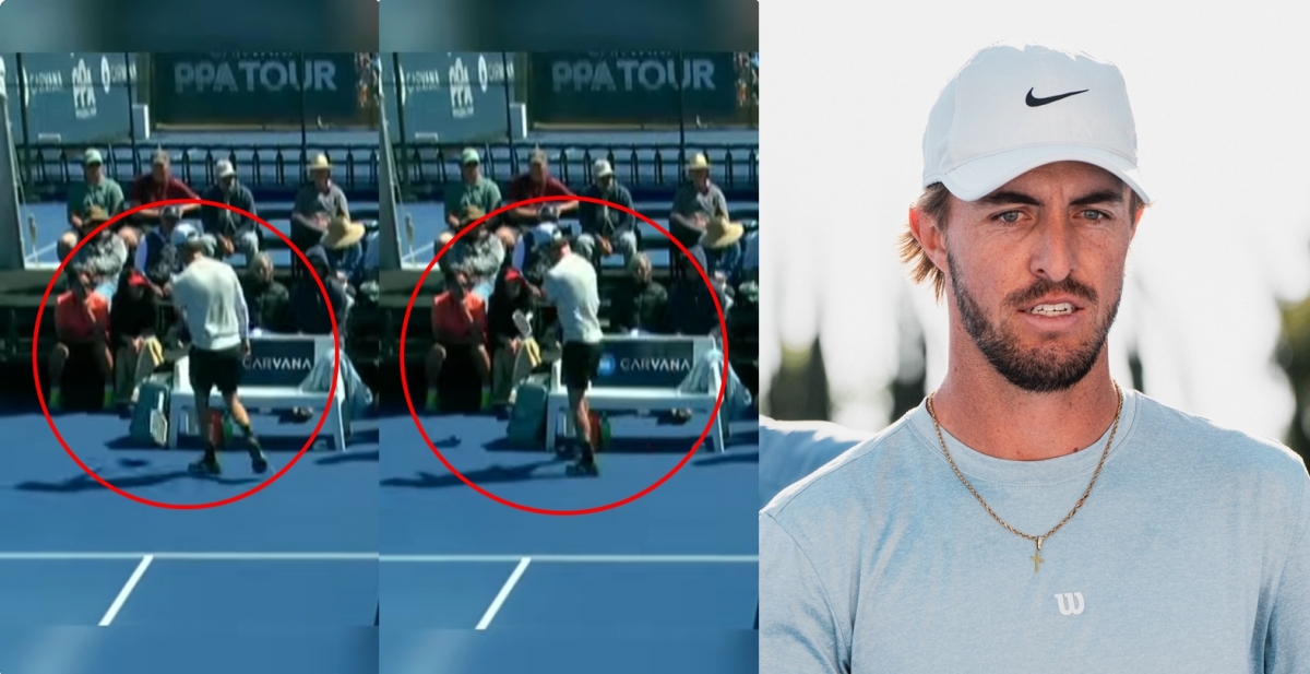 nem vot trung khan gia, ngoi sao pickleball bi loai khoi giai dau cua ppa tour hinh anh 1