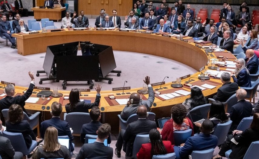 hoi dong bao an khong thong qua du thao ve an ninh hang hai tai eo bien hormuz hinh anh 1