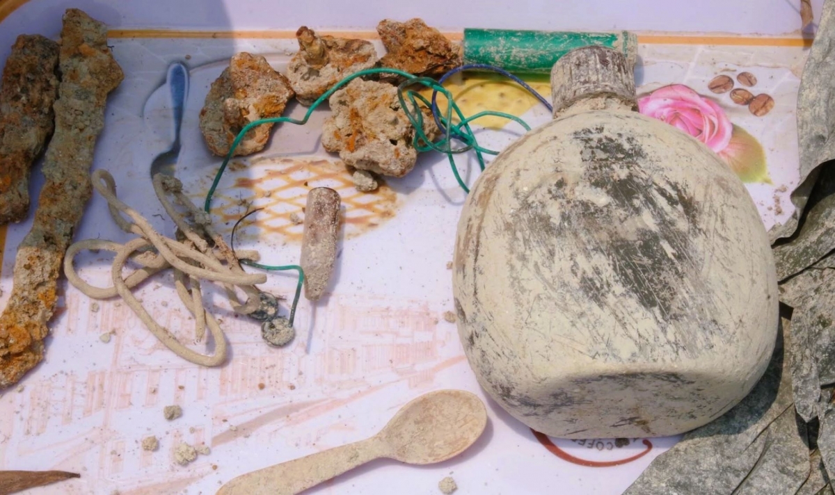 phat hien hai cot liet si trong ham chien dau o quang tri hinh anh 2