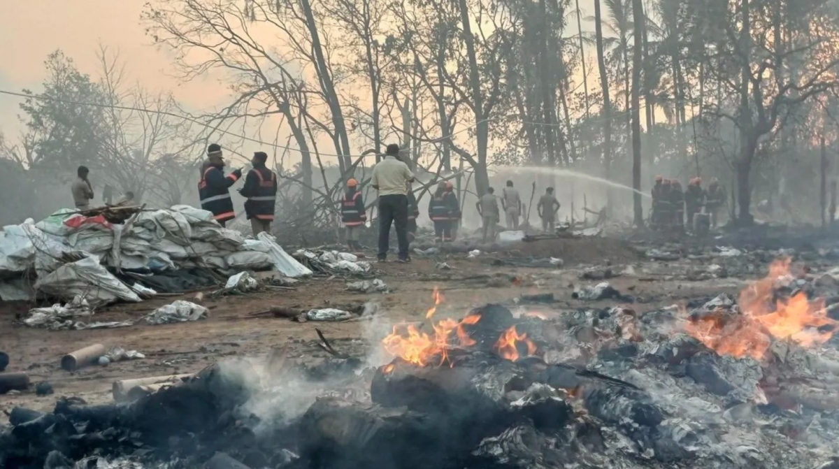 no co so san xuat phao hoa o An Do, it nhat 13 nguoi thiet mang hinh anh 1