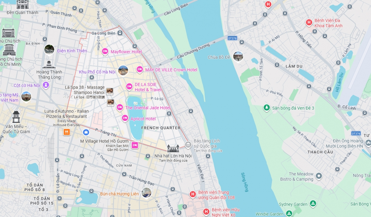 Google Maps cập nhật địa giới hành chính mới của Việt Nam đến tận xã, phường