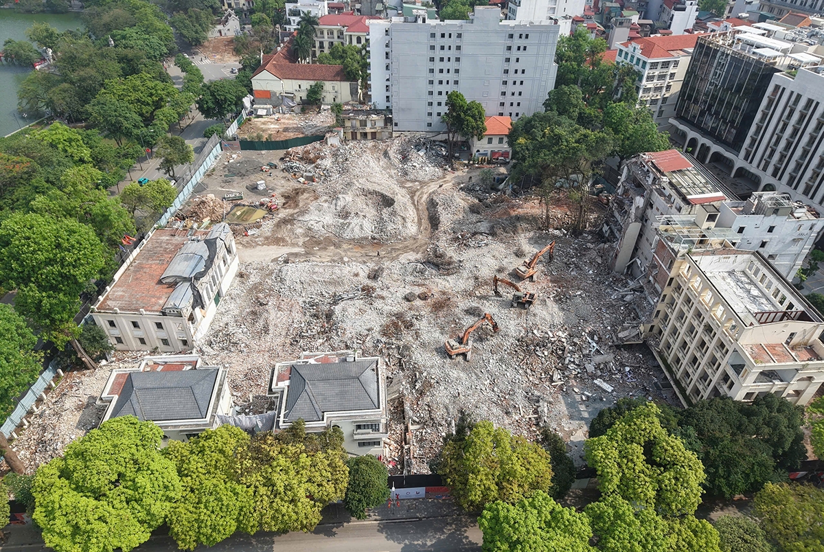 quang truong cong vien phia Dong ho hoan kiem mat bang 2,14ha dan lo dien hinh anh 1