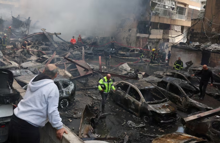 cac cuoc tan cong tiep dien khi israel va lebanon chuan bi dam phan ngung ban hinh anh 1