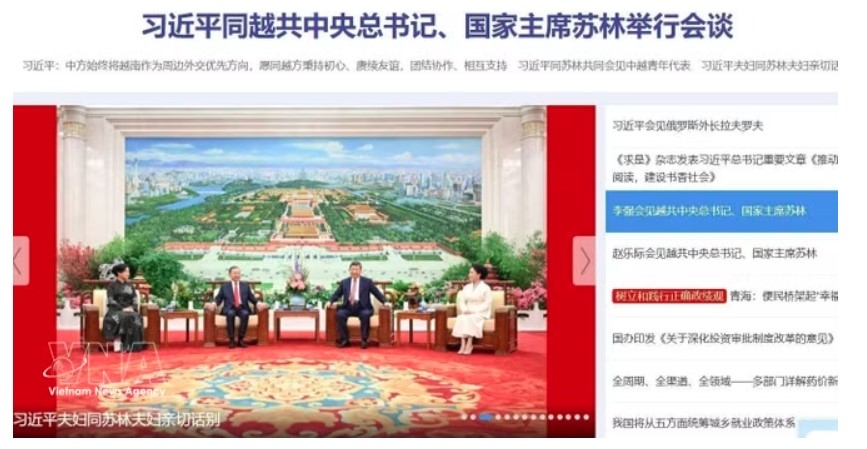 chinese media highlight top vietnamese leader s activities in china picture 2