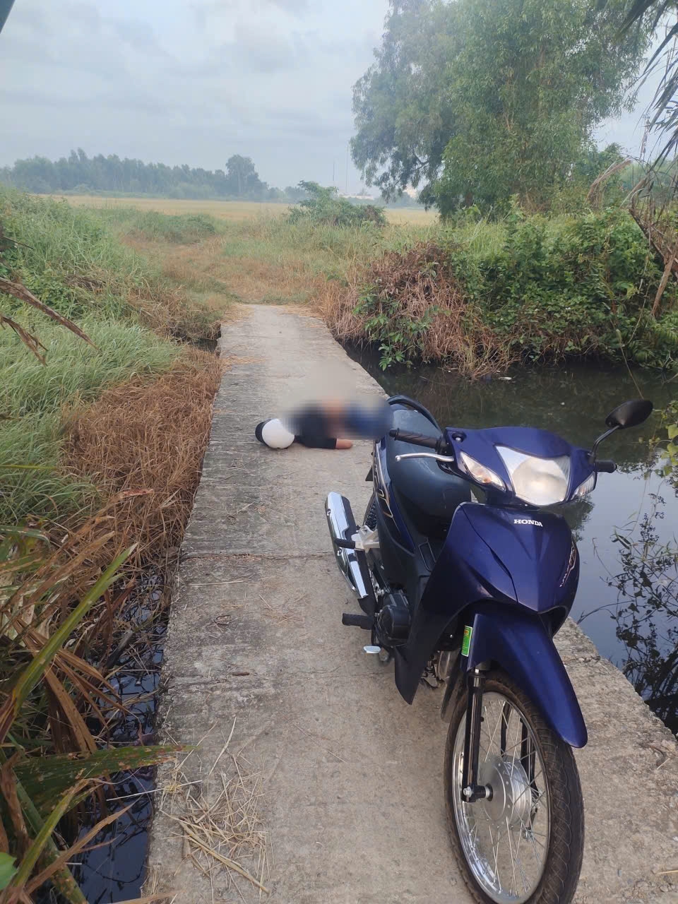 khan truong lam ro mot nguoi tu vong tren duong o Dong thap hinh anh 1