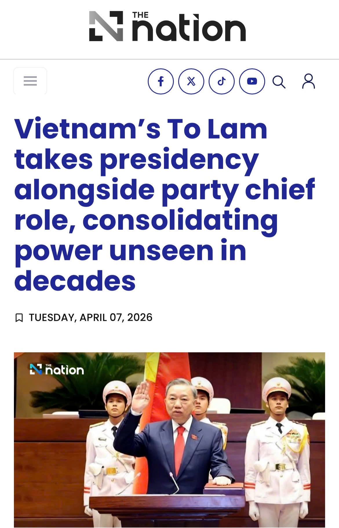 truyen thong Dong nam A danh gia cao viec viet nam kien toan lanh dao cap cao hinh anh 3