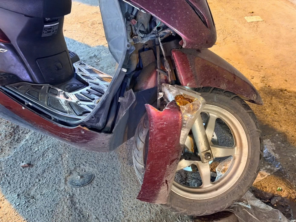 nu tai xe o to gay tai nan lien hoan tren pho doan ke thien o ha noi hinh anh 4