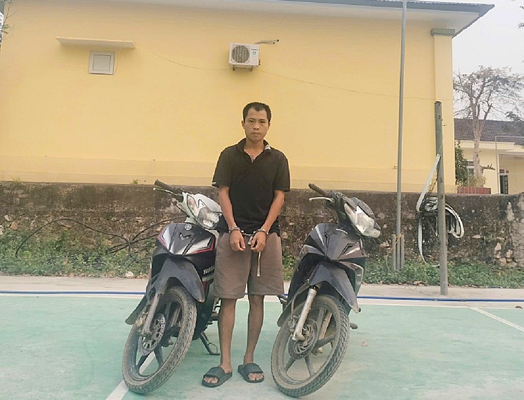 khoi to doi tuong trom cap 4 xe may o nghe an hinh anh 1