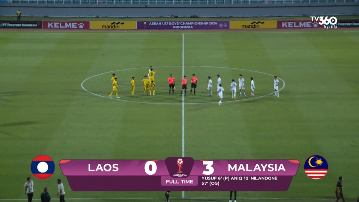 u17 malaysia vao chung ket u17 Dong nam A 2026 sau tran thang dam u17 lao hinh anh 2