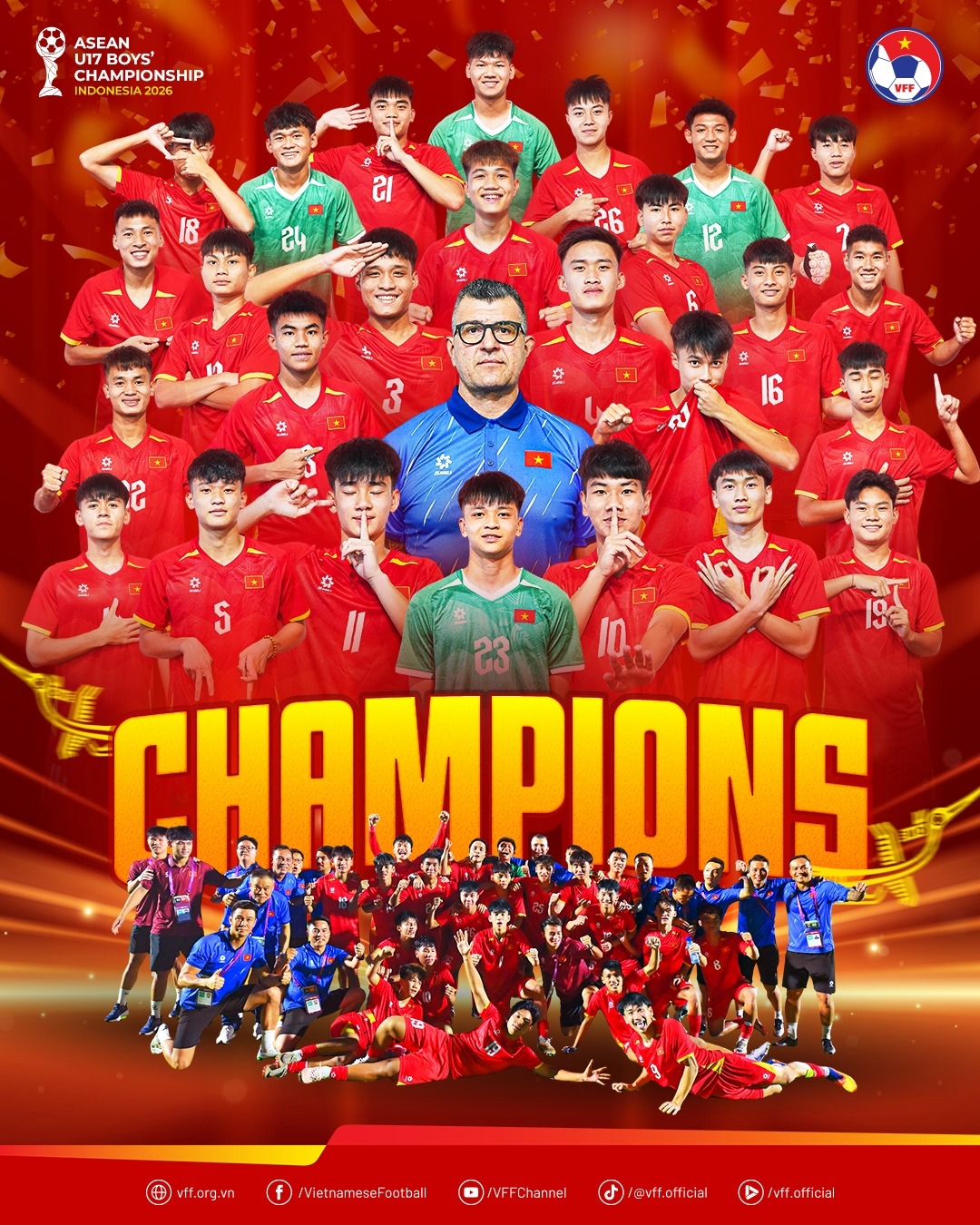 thang dam u17 malaysia o chung ket, u17 viet nam vo dich giai u17 Dong nam A 2026 hinh anh 1