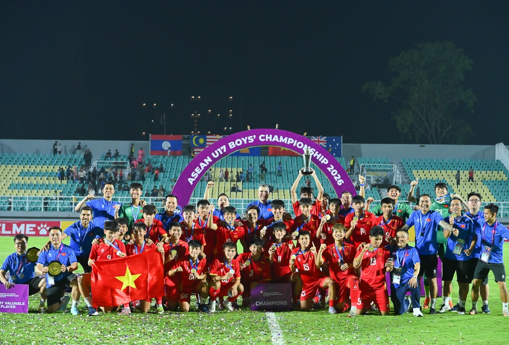 u17 viet nam vo dich u17 Dong nam A cu hich cho giac mo world cup hinh anh 1