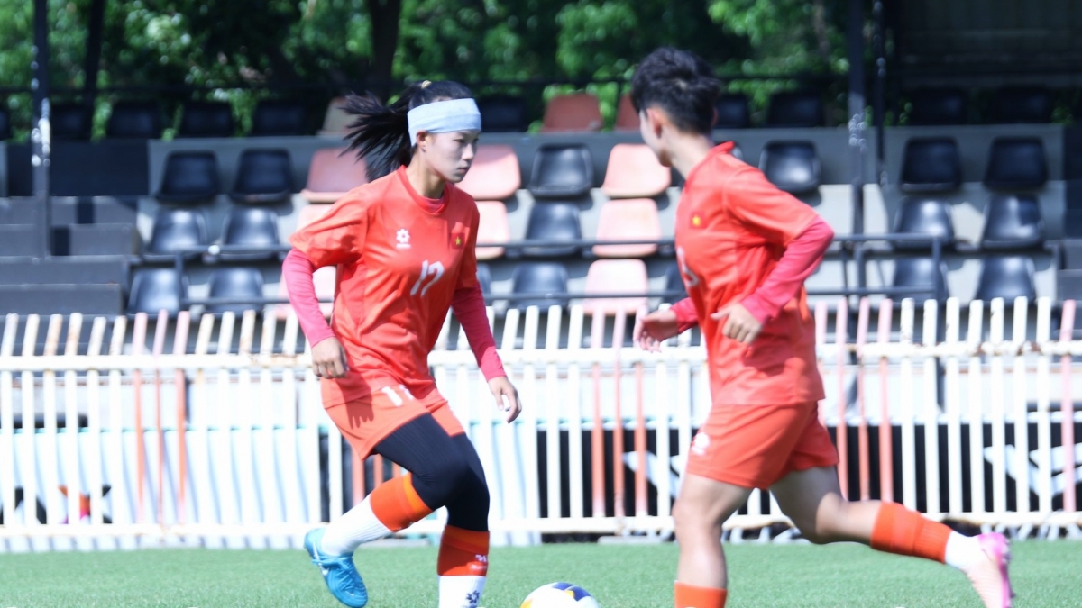 u20 nu viet nam quyet thang u20 nu thai lan o giai chau A hinh anh 1