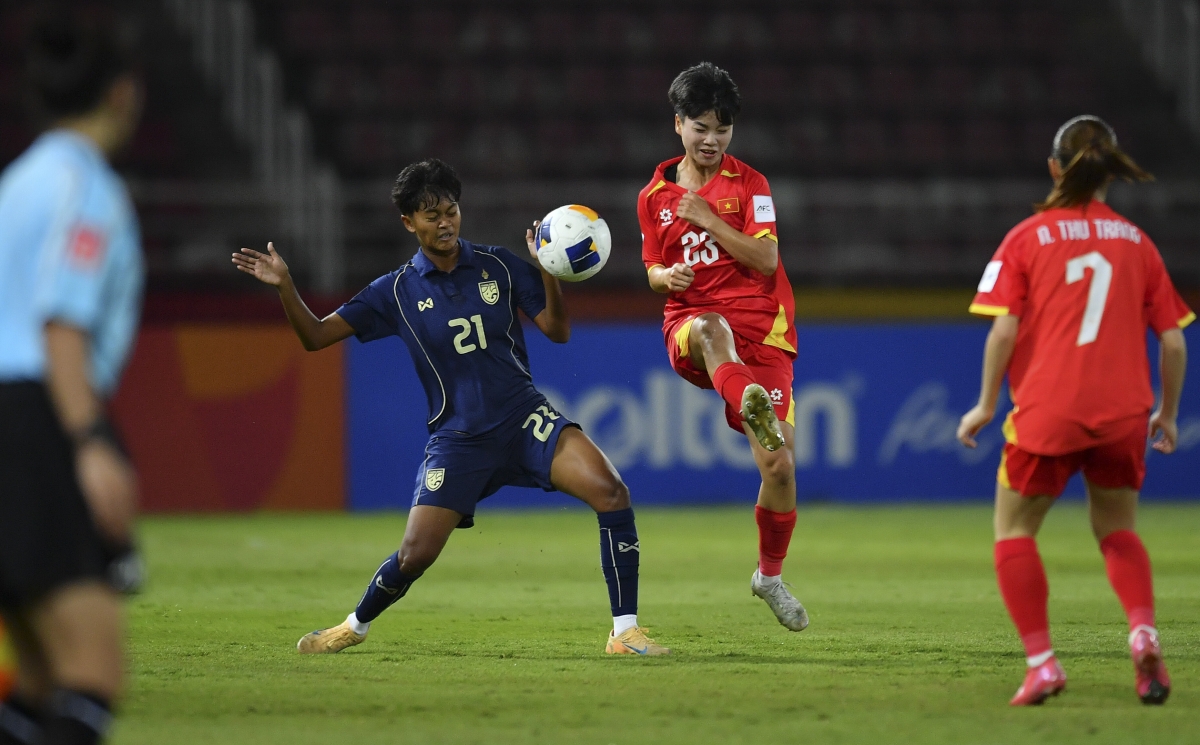 u20 nu viet nam thua dam thai lan o vck u20 nu chau A 2026 hinh anh 1