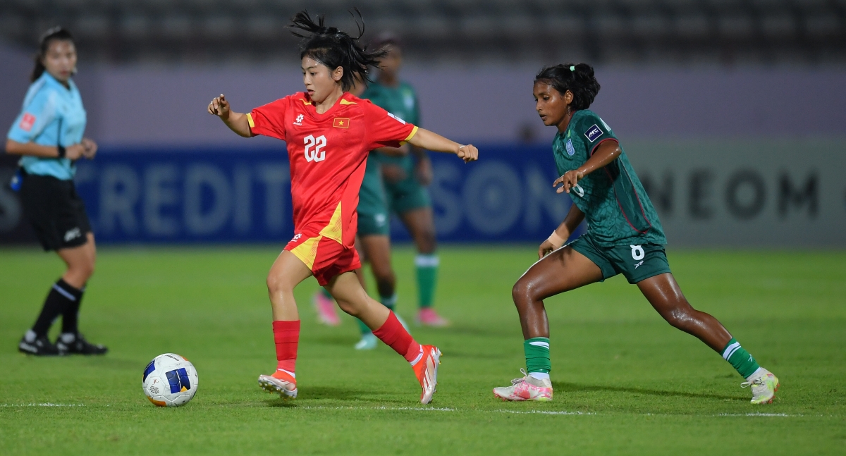 U20 nữ Việt Nam làm nên lịch sử ở giải đấu châu lục