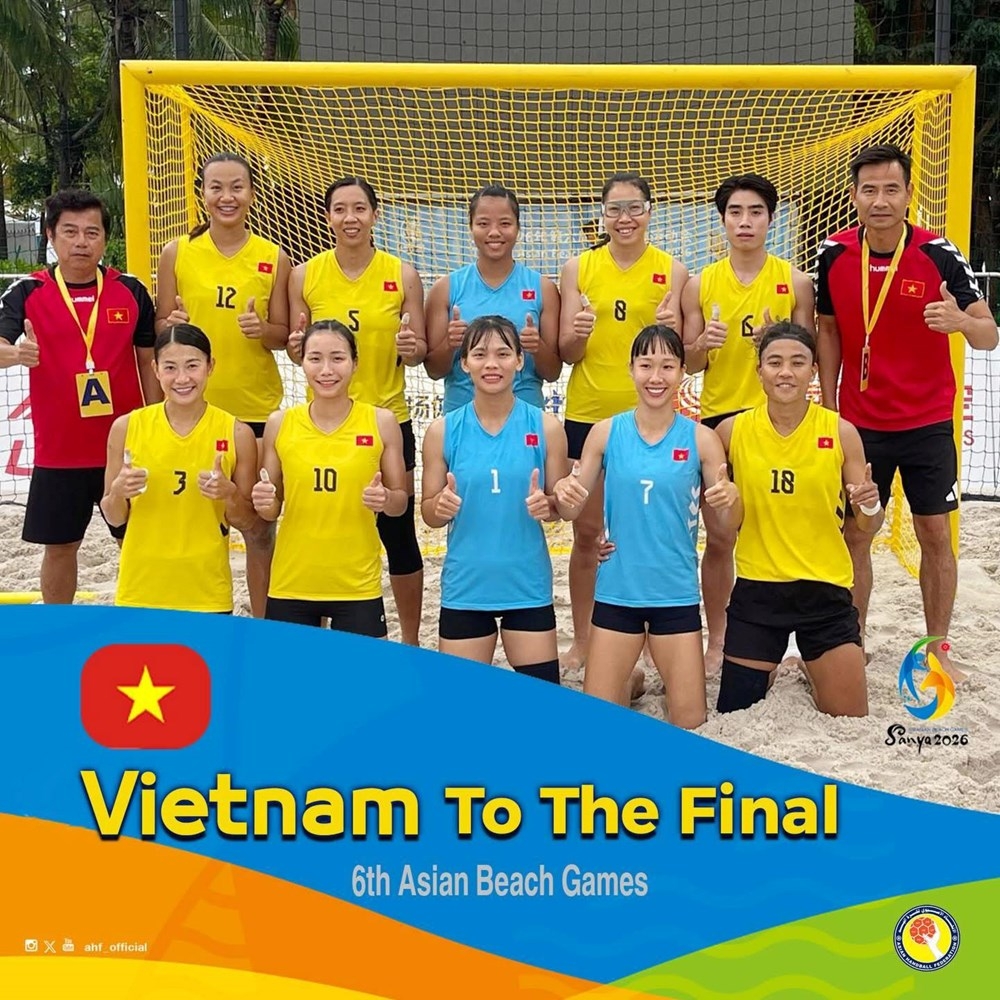 vietnam women cruise into asian beach games beach handball final picture 1