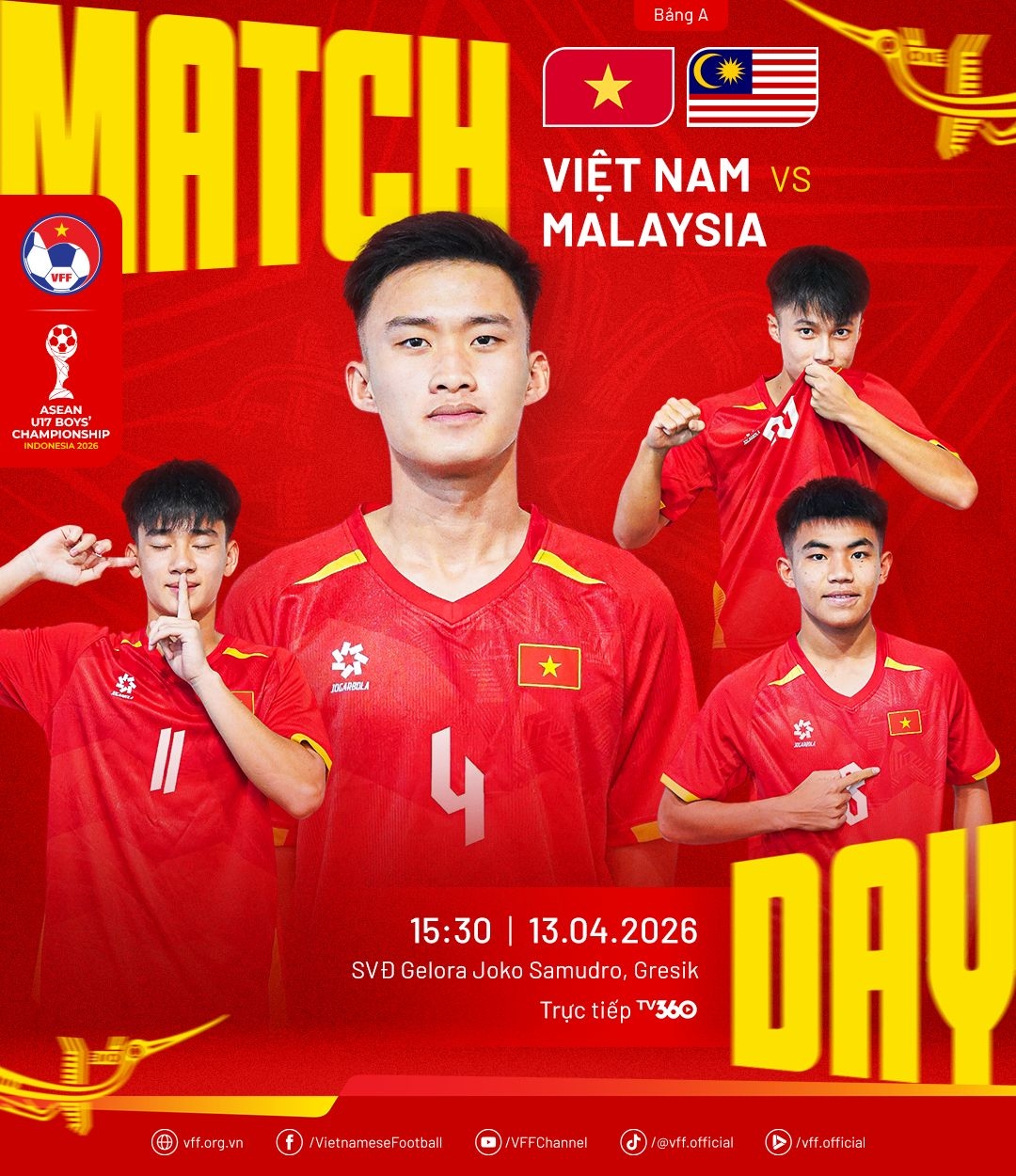 xem truc tiep tran u17 viet nam vs u17 malaysia o dau hinh anh 1