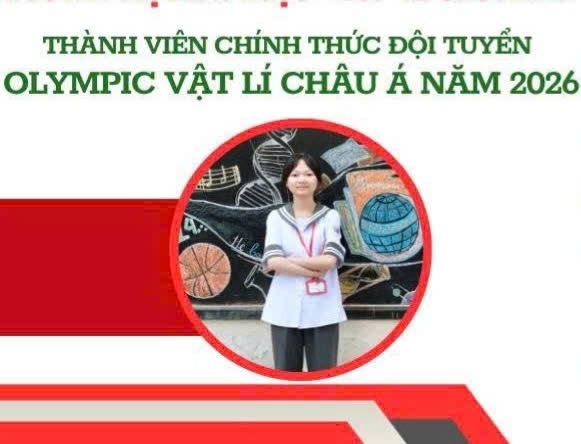 Ba học sinh Ninh Bình góp mặt trong đội tuyển Olympic quốc tế và khu vực năm 2026