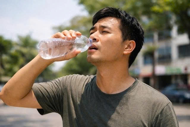 bac si canh bao nang nong va sai lam khi uong nuoc de hai than hinh anh 1