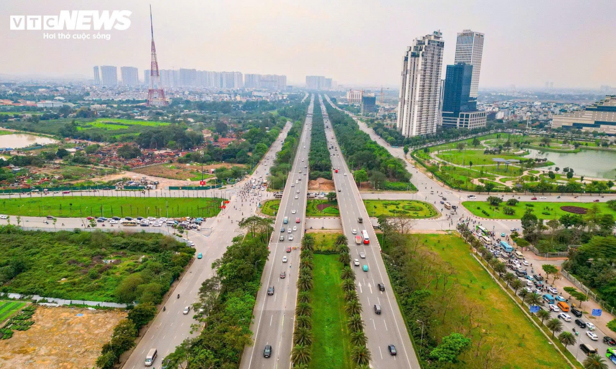 rao chan thi cong metro so 5, Dai lo thang long tac dai hinh anh 13