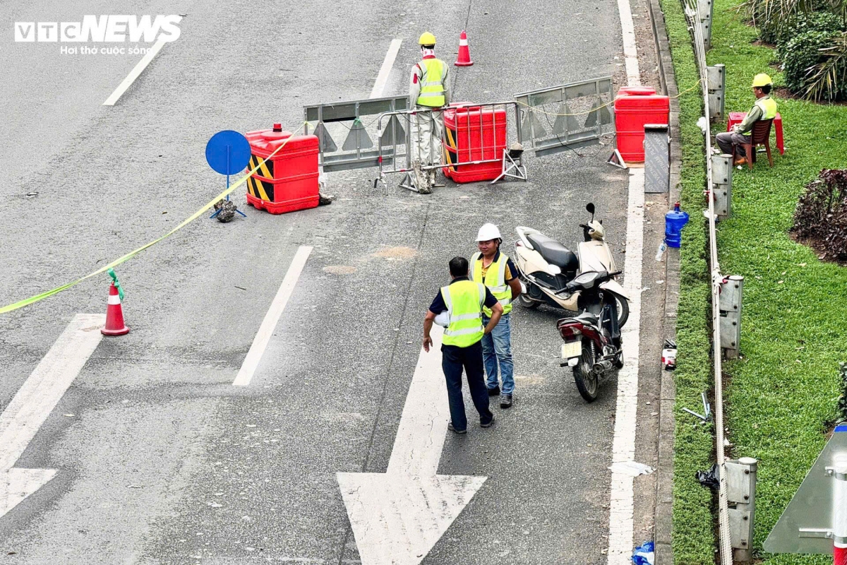 rao chan thi cong metro so 5, Dai lo thang long tac dai hinh anh 10