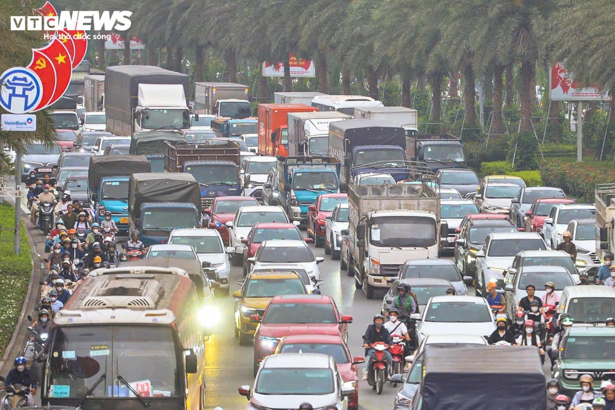 rao chan thi cong metro so 5, Dai lo thang long tac dai hinh anh 6