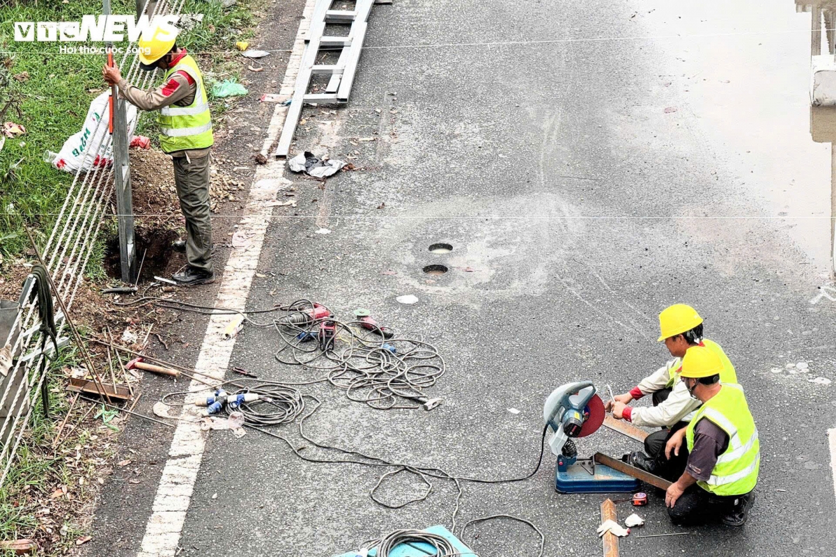 rao chan thi cong metro so 5, Dai lo thang long tac dai hinh anh 11