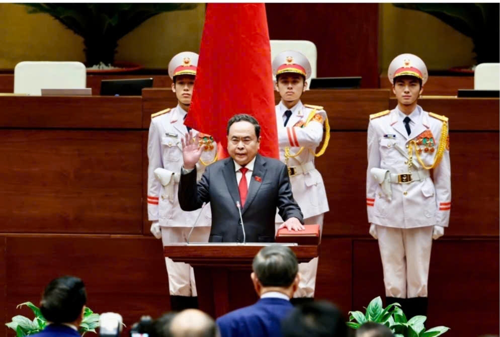 Điện và thư chúc mừng đồng chí Trần Thanh Mẫn được bầu giữ chức Chủ tịch Quốc hội