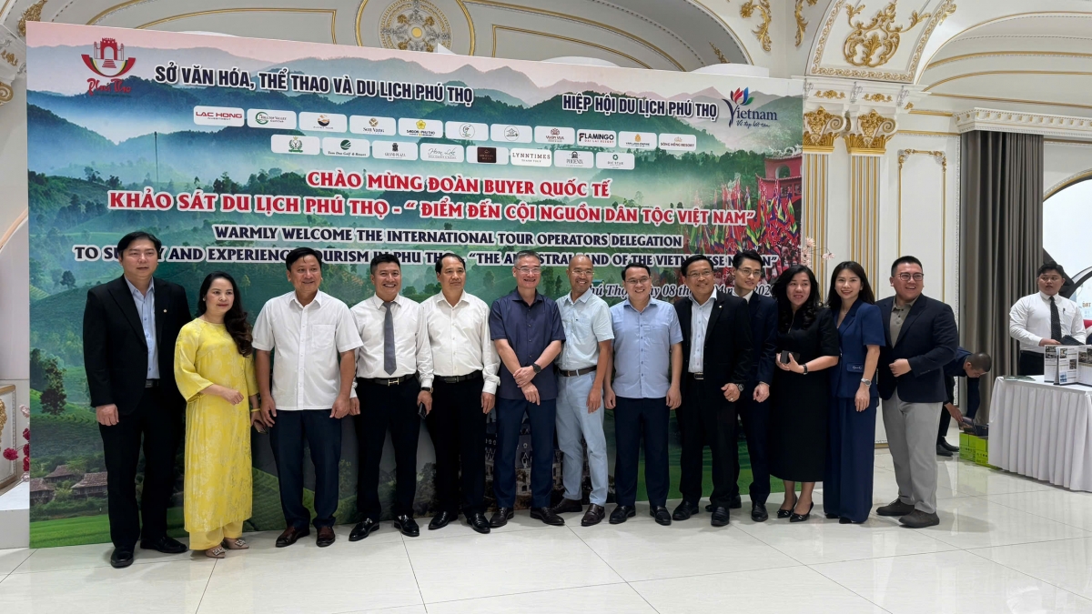 du lich phu tho don doan lu hanh quoc te khao sat diem den, mo rong thi truong hinh anh 2