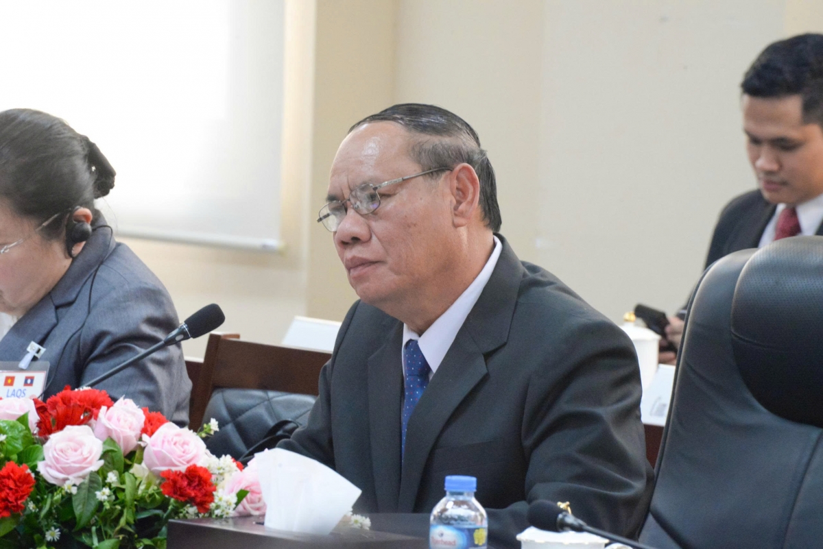 thuong truc ban bi thu tran cam tu hoi dam voi thuong truc ban bi thu vilay lakhamphong hinh anh 2