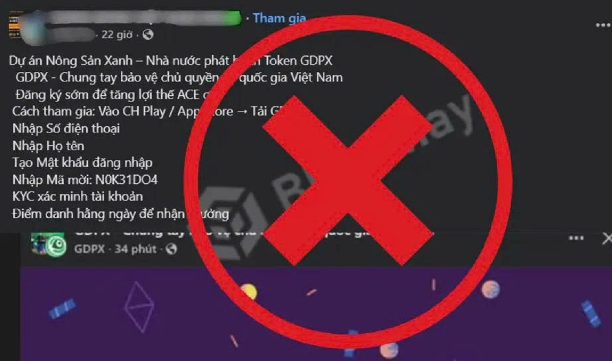 canh giac voi chieu tro mao danh bo nn mt qua ung dung gdpx keu goi nhan token hinh anh 1