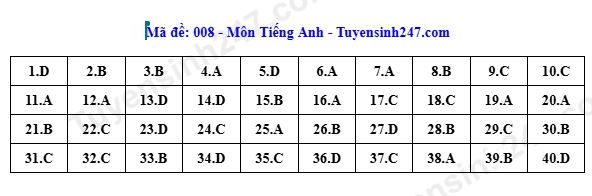 Dap an toan bo 24 ma de thi tieng anh ky thi tuyen sinh lop 10 o ha noi 2026 hinh anh 7
