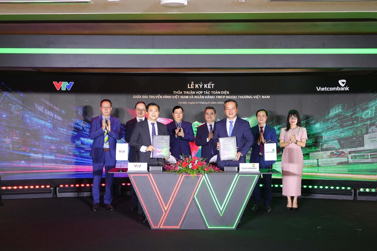 vietcombank va vtv hop tac toan dien, mo ra khong gian hoi tu trong ky nguyen so hinh anh 1