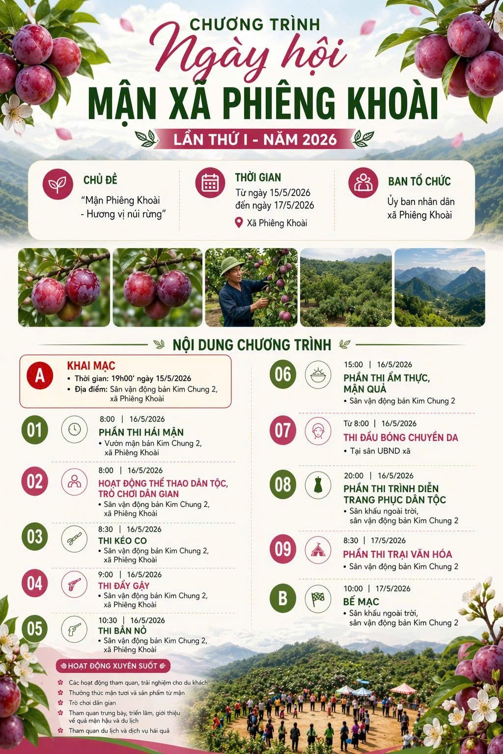 nhieu le hoi qua se dien ra tai son la trong thang 5 hinh anh 4