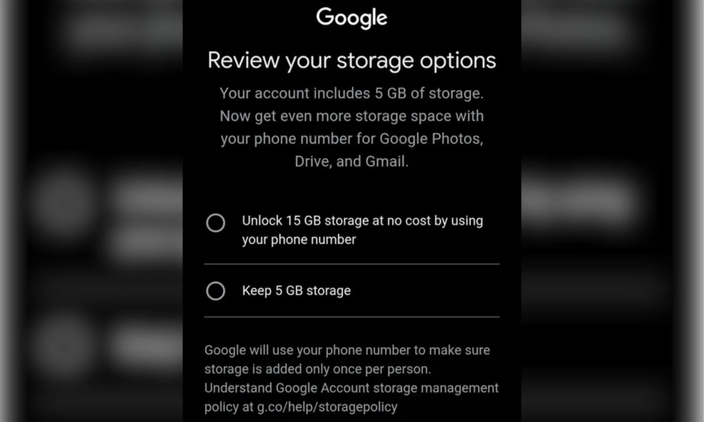 google siet dung luong luu tru mien phi, chi tang 5 gb cho nguoi dung moi hinh anh 2
