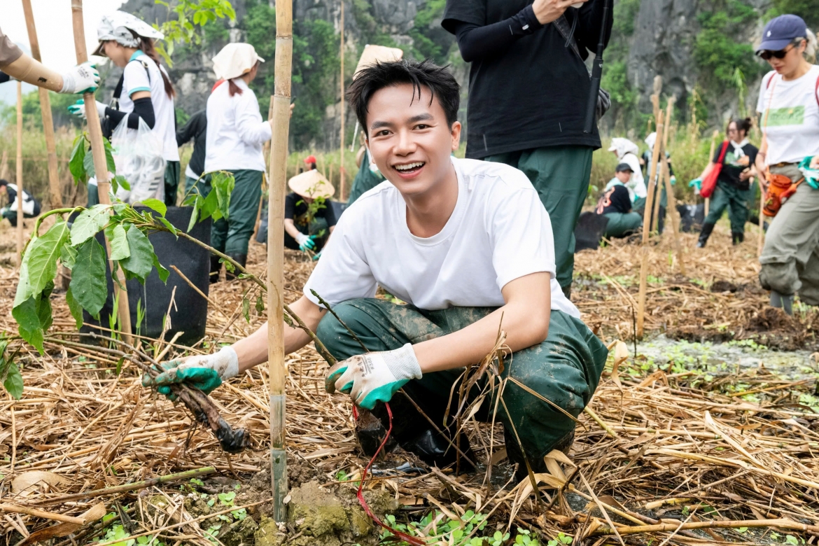 ha anh tuan, bui cong nam cung 1.000 khan gia loi bun trong rung o ninh binh hinh anh 3