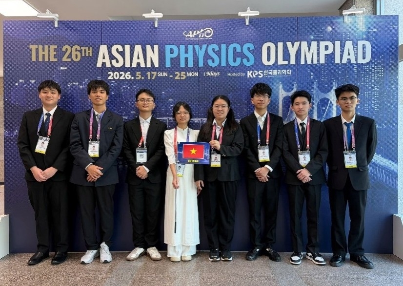 eight medals for vietnamese students at asian physics olympiad 2026 picture 1