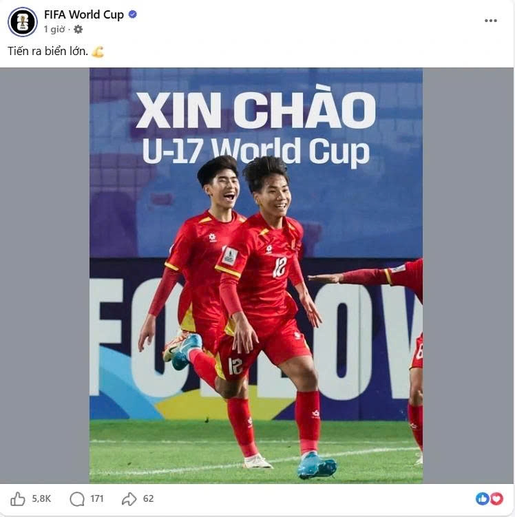 fifa congratulates vietnam on historic u17 world cup qualification picture 1