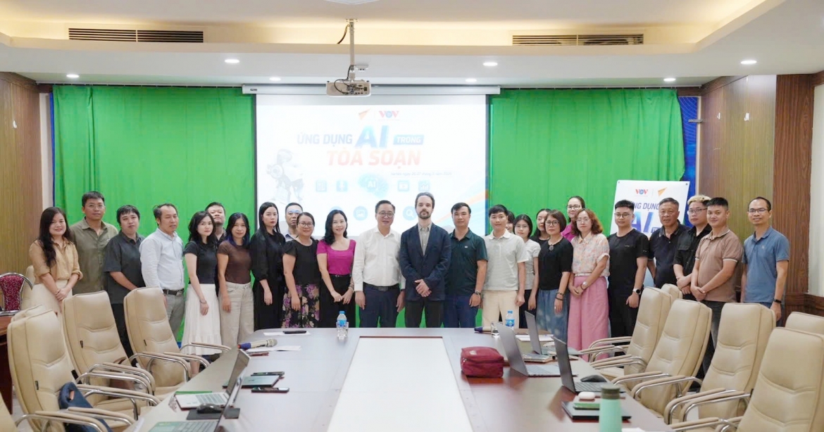 Đài Tiếng nói Việt Nam tổ chức khóa tập huấn “Ứng dụng AI trong tòa soạn”