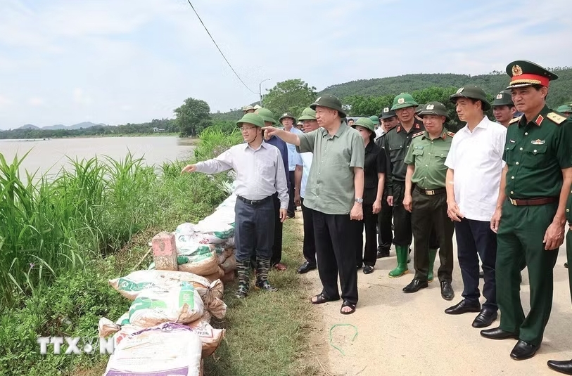 thu cua tong bi thu, chu tich nuoc nhan ngay truyen thong phong, chong thien tai hinh anh 1