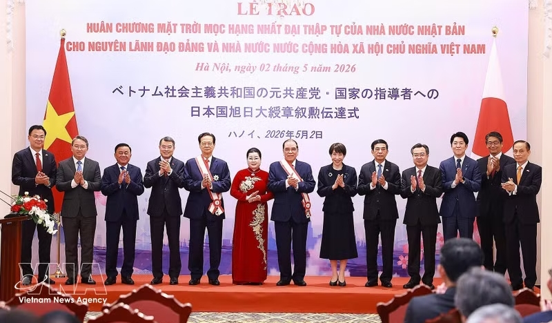 japan bestows order of the rising sun on former vietnamese leaders picture 1