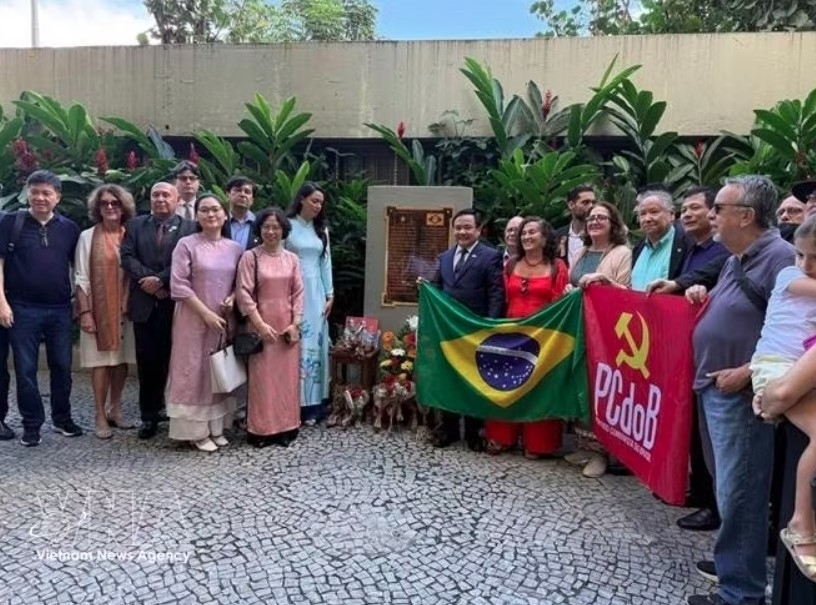 ceremony in brazil honours president ho chi minh, vietnam brazil friendship picture 1