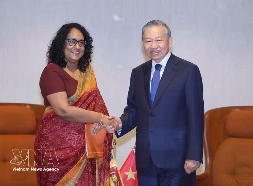 top vietnamese leader meets with sri lankan pm in colombo picture 1