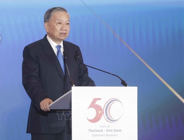 top leader to lam calls for deeper vietnam-thailand business connectivity picture 1