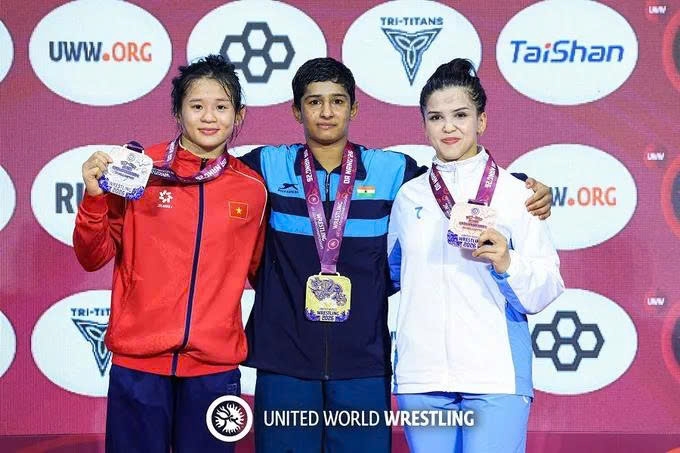 hosts claim three u23 medals at uww u17 u23 asian championships picture 1