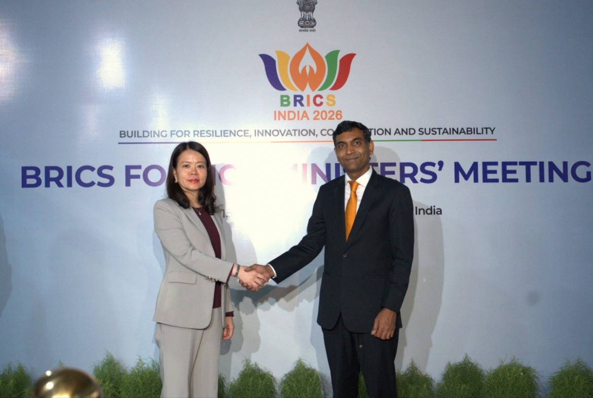 thu truong ngoai giao viet nam du hoi nghi ngoai truong brics mo rong tai An Do hinh anh 1
