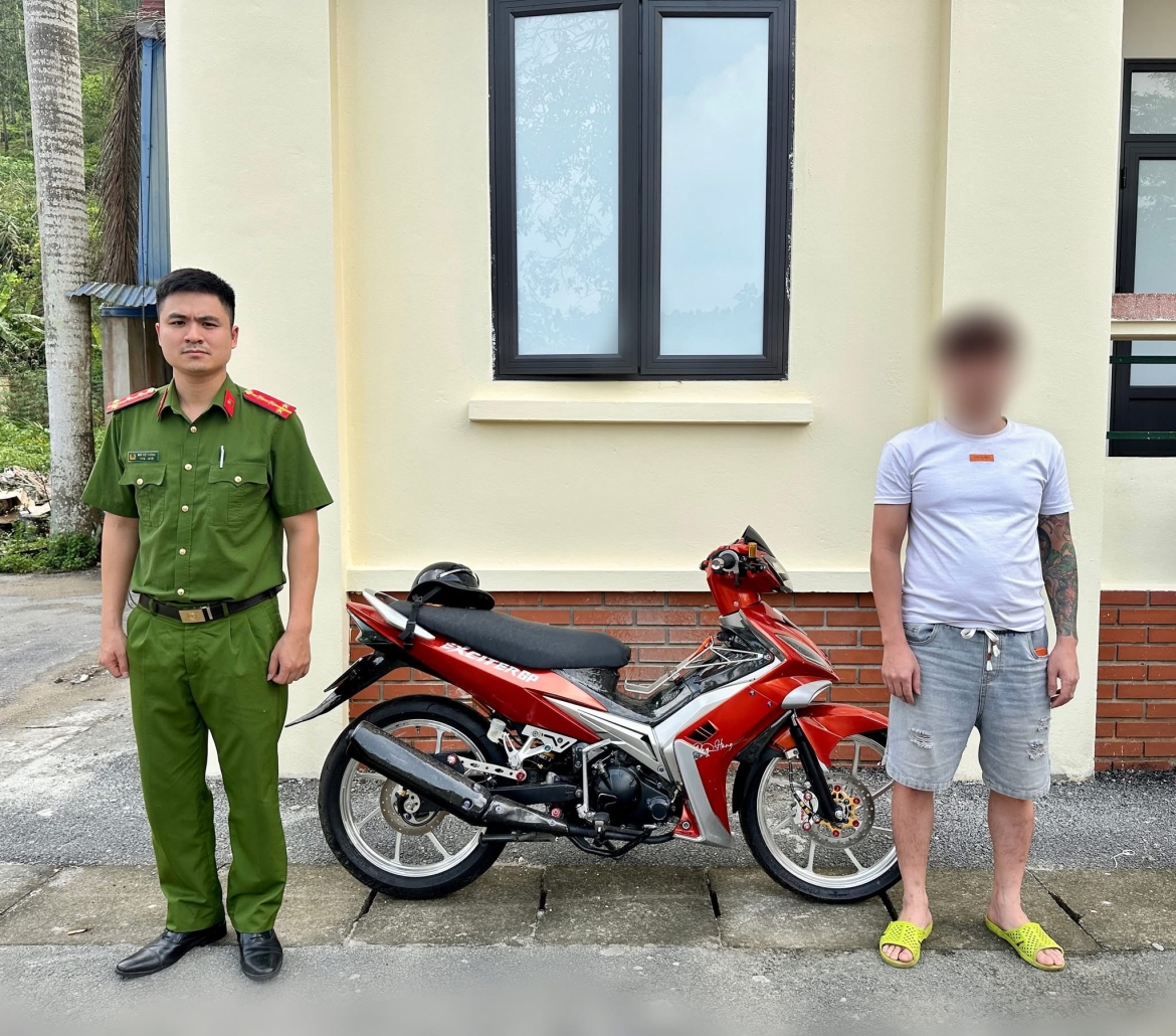 nam thanh nien bi phat 17,5 trieu dong vi vi pham nong do con, gay roi trat tu hinh anh 1